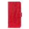 Huawei P Smart 2021 glanset skinndeksel m. Lommebok - Rød