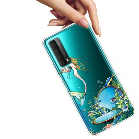Huawei P Smart (2021) Transparent plastdeksel m. Havfrue