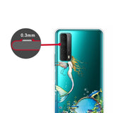 Huawei P Smart (2021) Transparent plastdeksel m. Havfrue