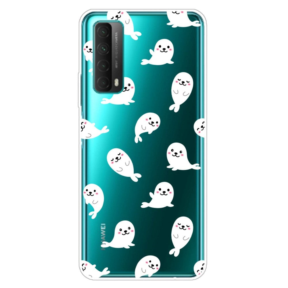 Huawei P Smart (2021) Transparent plastdeksel m. Seler