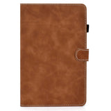 Huawei MatePad 10,4" skinndeksel m. stativfunksjon og kortholder - brun