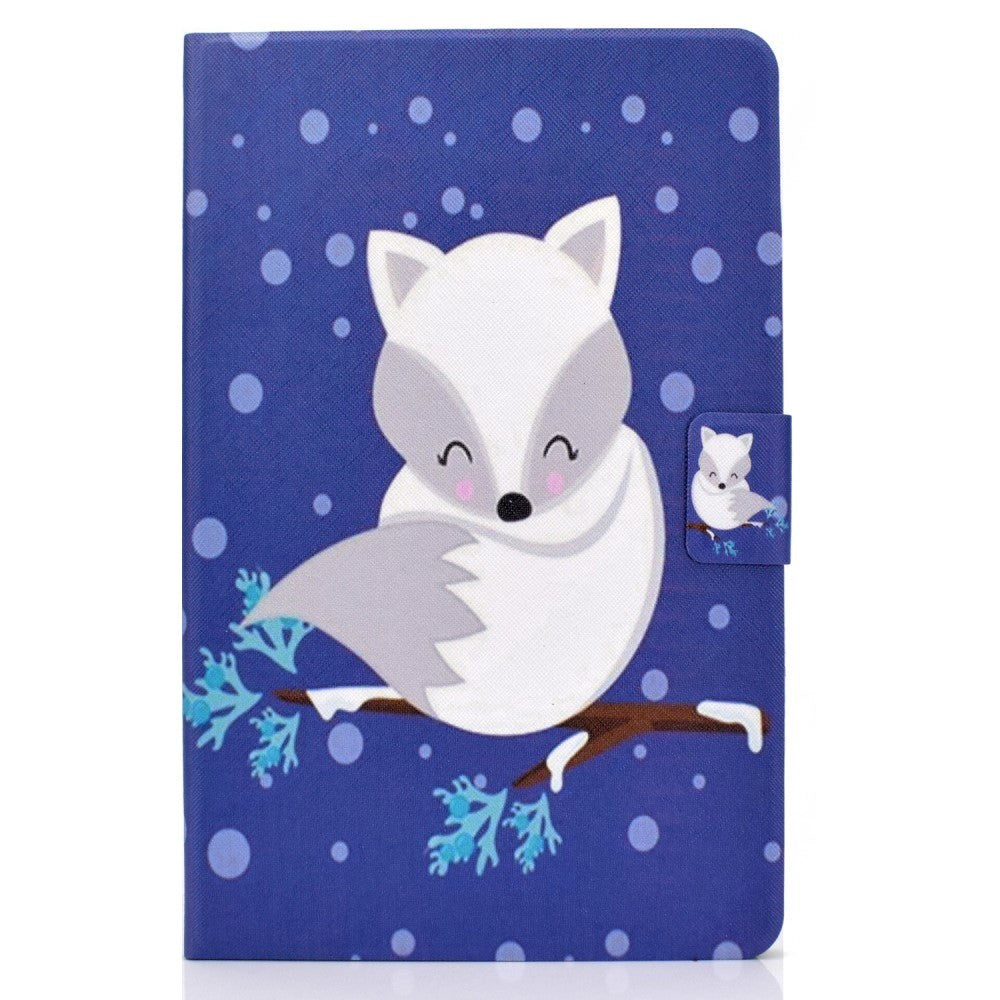 Huawei MatePad 10,4" deksel med stativ og kortholder - Søt vinterrev