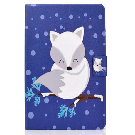 Huawei MatePad 10,4" deksel med stativ og kortholder - Søt vinterrev