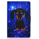 Huawei MatePad 10.4" Cover m. Ståfunktion & Kortholder - Hund i Galakse
