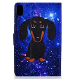 Huawei MatePad 10.4" Cover m. Ståfunktion & Kortholder - Hund i Galakse