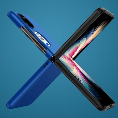 Huawei P50 lomme hardplast bakdeksel m. Gummibelagt overflate - svart