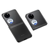 Huawei P50 Pocket Hard Plastic Cover - Gjennomsiktig