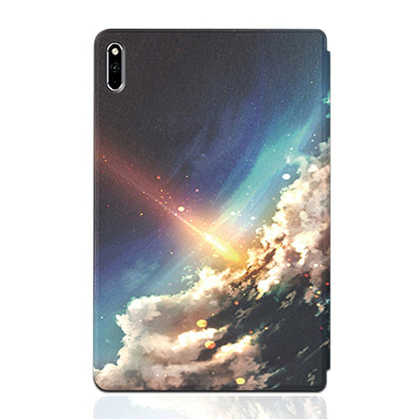 Huawei MatePad Pro 10.8 (2021/2019) Tri-Fold Flip Cover m. Stående funksjon - Stjerneskudd