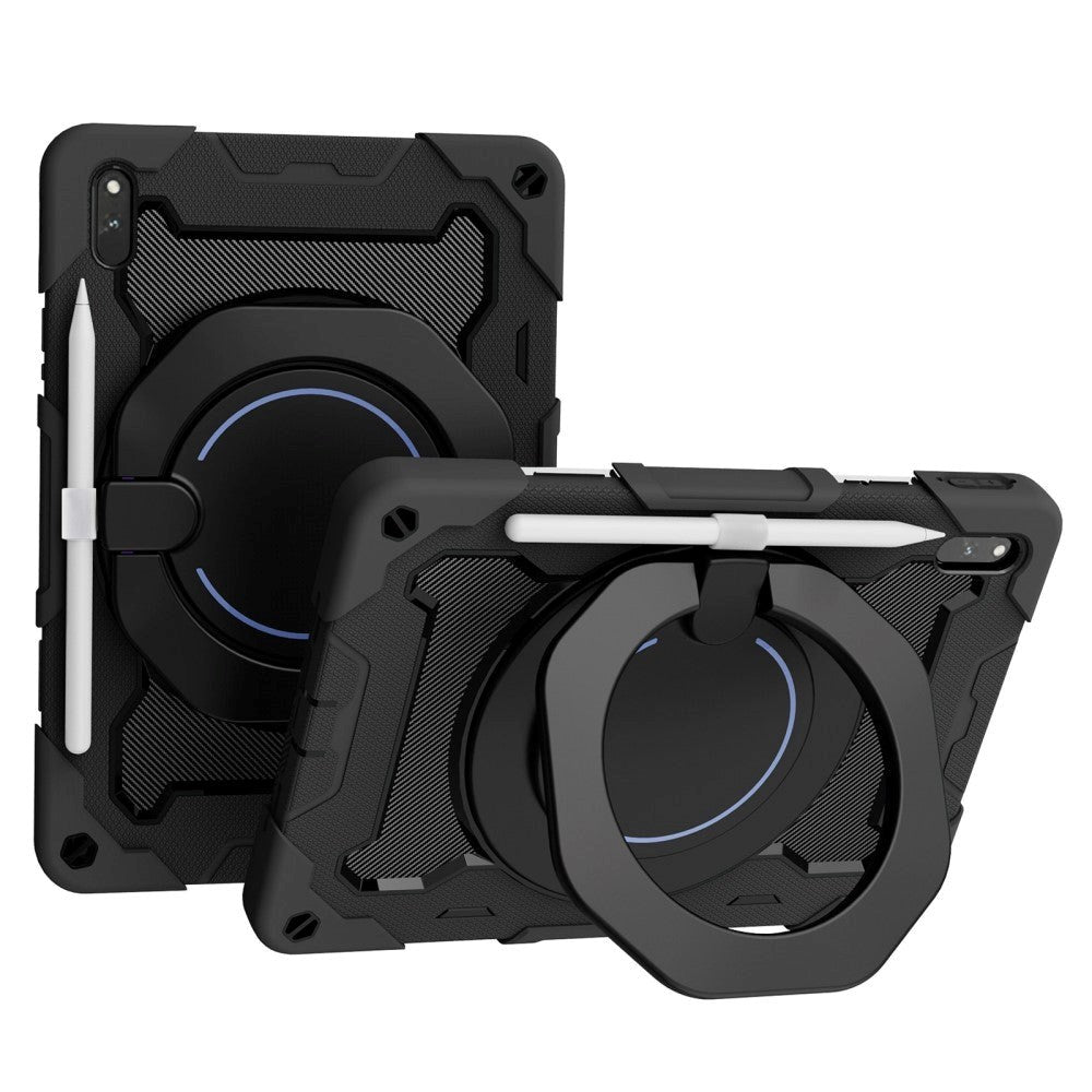 Huawei MatePad 11 Craftsman-veske - Stativfunksjon, håndholder og penneholder - svart