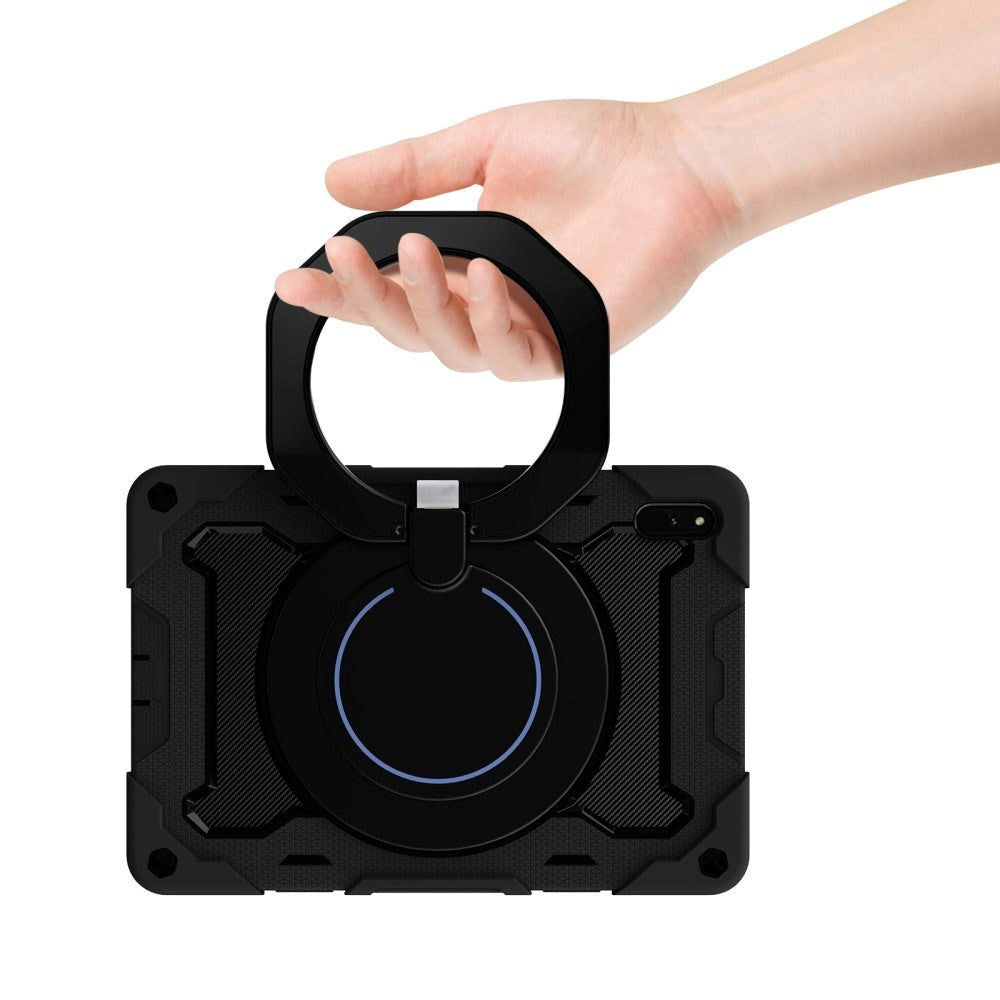 Huawei MatePad 11 Craftsman-veske - Stativfunksjon, håndholder og penneholder - svart