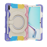 Huawei MatePad 11 Craftsman-veske - Stativfunksjon, håndholder og penneholder - hvit / multi