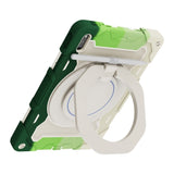 Huawei MatePad 11 Craftsman-veske - Stativfunksjon, håndholder og penneholder - Hvit / Grønn