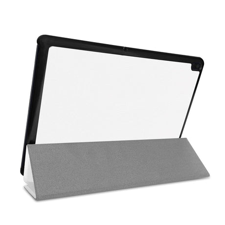 Lenovo Tab E10 Tri-Fold Leather Cover Stand - Hvit