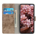 Motorola Moto E6 Plus Vintage skinndeksel m. Lommebok brun