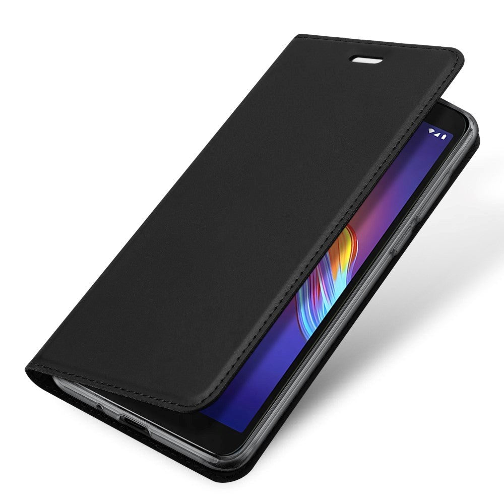 Motorola Moto E6 Play Dux Ducis Skin Pro Series tynt lommebokdeksel - svart