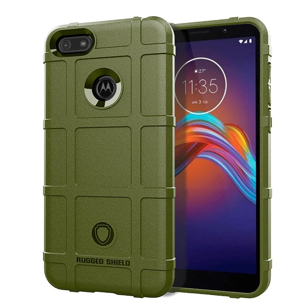 Motorola Moto E6 Play Rugged Shield Cover - Grønn