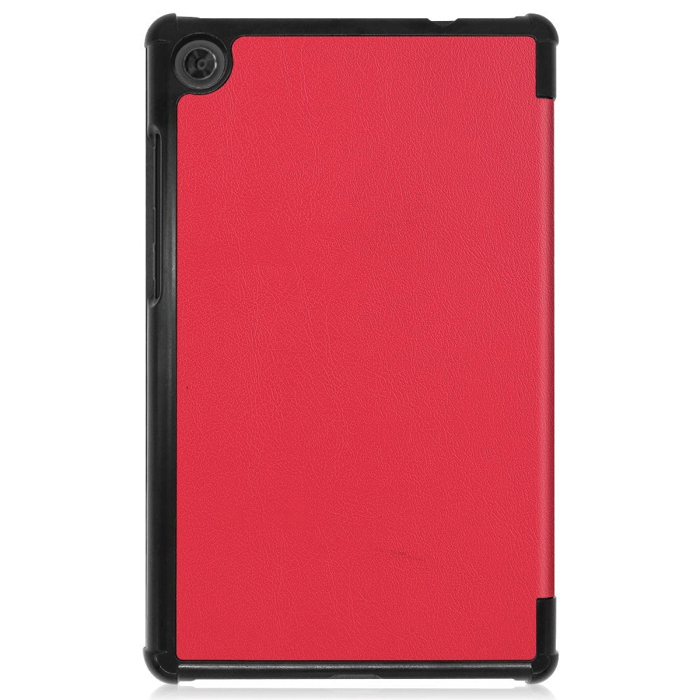 Lenovo Tab M8 (2. generasjon) 8" skinndeksel m. stativfunksjon - rød