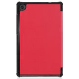 Lenovo Tab M8 (2. generasjon) 8" skinndeksel m. stativfunksjon - rød