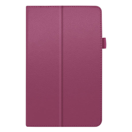 Lenovo Tab M8 (2. generasjon) 8" Litchi-skinndeksel med magnetisk lukking og stativfunksjon - lilla