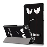 Lenovo Tab M8 (2nd Gen.) 8" flippdeksel i lær med folde- og stativfunksjon - "Ikke rør meg"