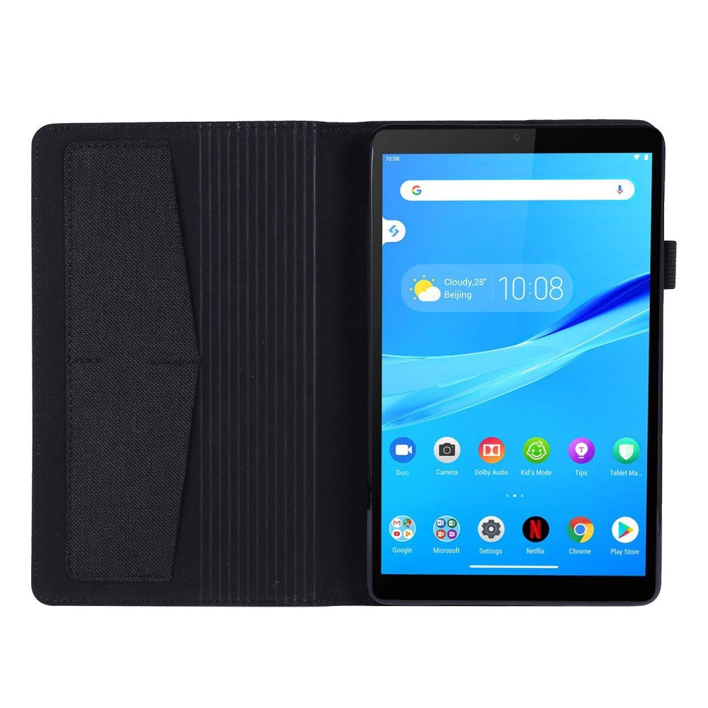 Lenovo Tab M8 (2nd Gen.) 8" Tekstil Flip-deksel med stativfunksjon - svart