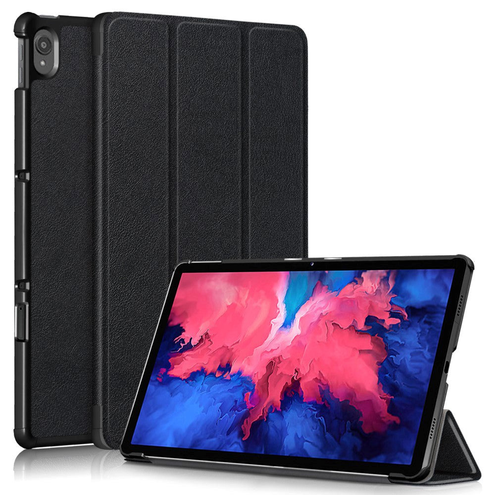 Lenovo Tab P11 / P11 (5G) / P11 Plus flipdeksel m. Tri-fold og Sleeper - Svart