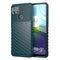 Motorola Moto G9 Power Twill plastdeksel Thunder Series - Grønn