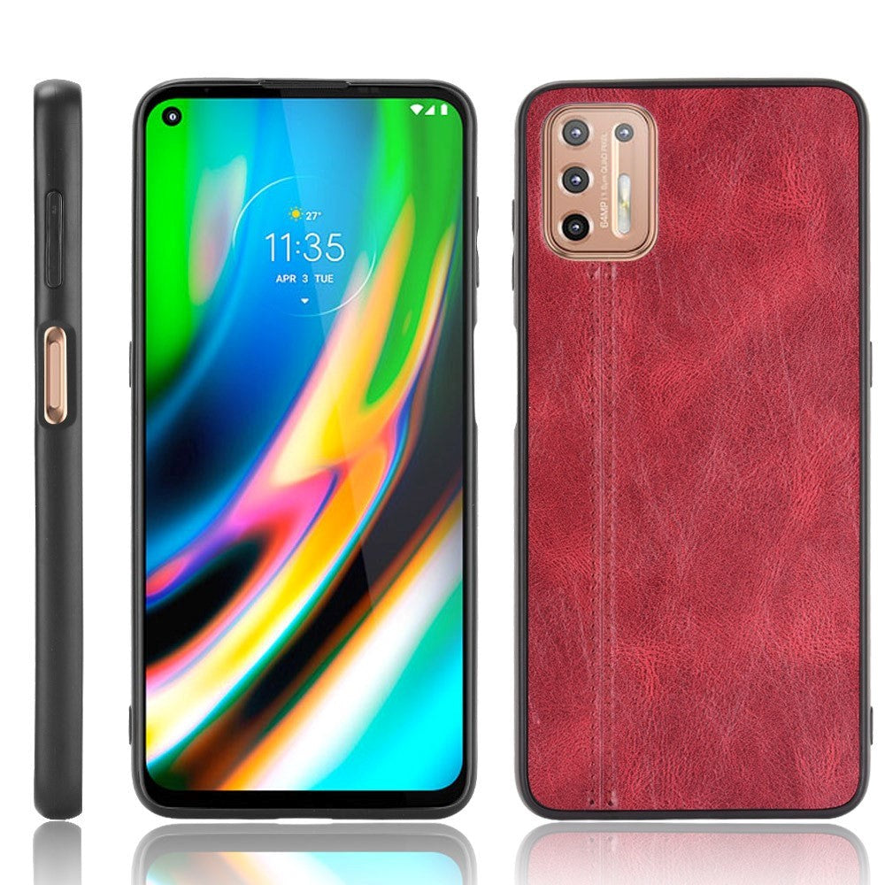 Motorola Moto G9 Plus - Skinndeksel - Rød