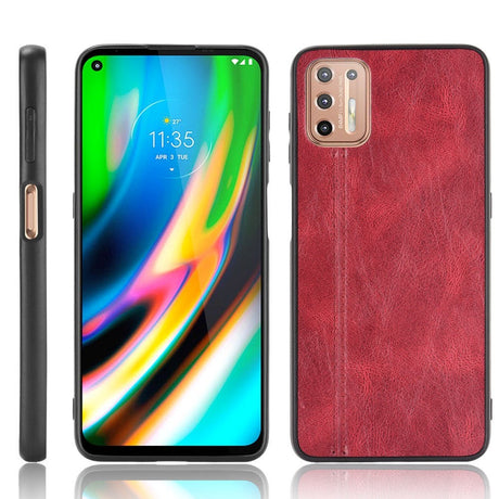 Motorola Moto G9 Plus - Skinndeksel - Rød