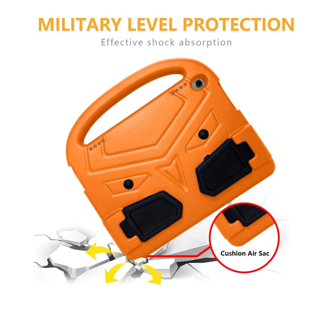 Lenovo Tab M10 HD 10,1" (TB-X505F) / FHD 10,1" (TB-X605) Barnedeksel m. Ståfunksjon - Oransje