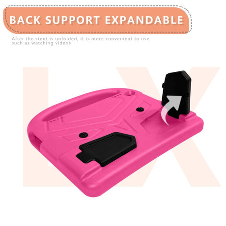 Lenovo Tab M10 HD 10,1" (TB-X505F) / FHD 10,1" (TB-X605) Barnedeksel m. Ståfunksjon - Rosa