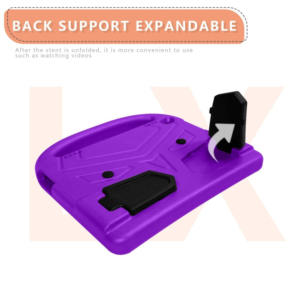 Lenovo Tab M10 HD 10,1" (TB-X505F) / FHD 10,1" (TB-X605) Barnedeksel m. Ståfunksjon - Lilla