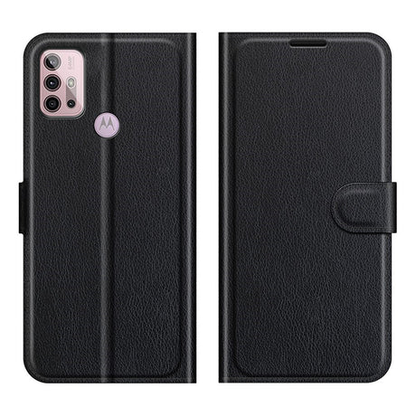 EIDERWOOD Motorola Moto G10 / G20 / G30 - Kunstlæder Flip Cover m. Kortholder & Stander - Sort