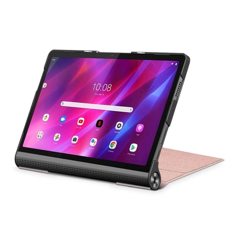 Lenovo Yoga Tab 11 skinndeksel m. Stativ - Rose gull