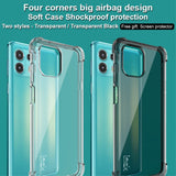 Motorola Edge 20 Lite IMAK støtsikkert deksel m. Beskyttelsesfilm - Svart / Gjennomsiktig