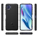 Motorola Moto G50 Rugged Shield Series Craftsman Bakdeksel - Svart