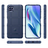 Motorola Moto G50 Rugged Shield Series Craftsman Bakdeksel - Mørkeblå