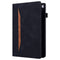 Lenovo Tab M10 FHD REL (TB-X605FC/LC) Leather Flip Cover m. Penneholder og kortholder - Svart