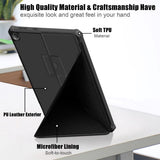 Lenovo Tab M10 (3. Gen) 10.1" (TB-328F/TB-328X) Fleksibelt Origami Flip Cover - Sort