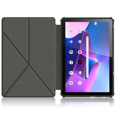 Lenovo Tab M10 (3rd Gen) 10,1" (TB-328F/TB-328X) Fleksibelt Origami Flip-deksel - Grå