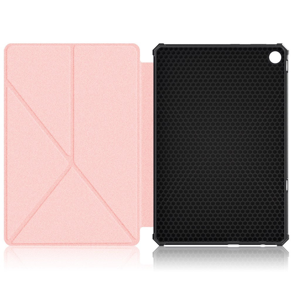 Lenovo Tab M10 (3rd Gen) 10,1" (TB-328F/TB-328X) Fleksibelt Origami Flip-deksel - Rosa