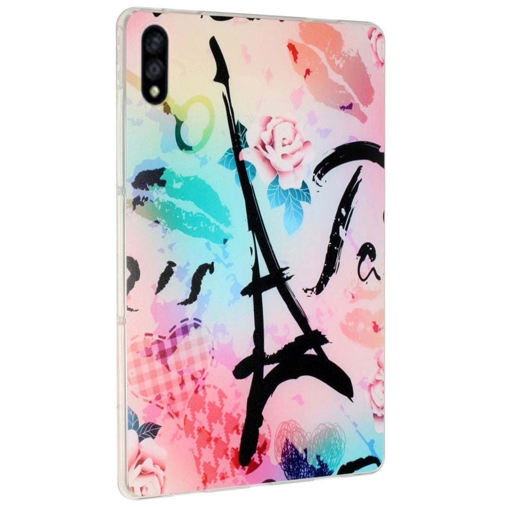 Lenovo Tab P11 Pro Bakdeksel m. Motiv - Rose Tower