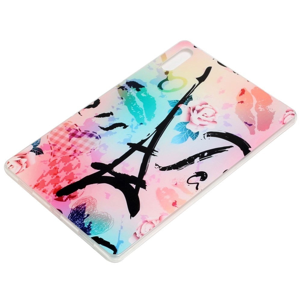 Lenovo Tab P11 Pro Bakdeksel m. Motiv - Rose Tower