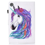 Lenovo Tab M10 (3. generasjon) 10,1" (TB-328F/TB-328X) flipdeksel med stativ og kortholder - Unicorn