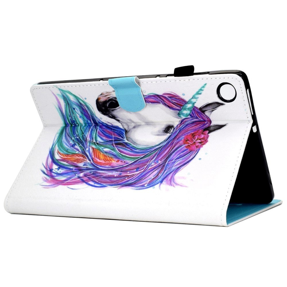 Lenovo Tab M10 (3. generasjon) 10,1" (TB-328F/TB-328X) flipdeksel med stativ og kortholder - Unicorn