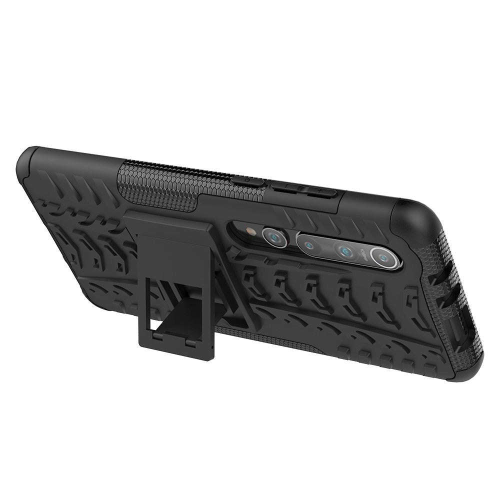 Xiaomi Mi 10 5G / Mi 10 Pro 5G Craftsman Case m. Stativ - Svart