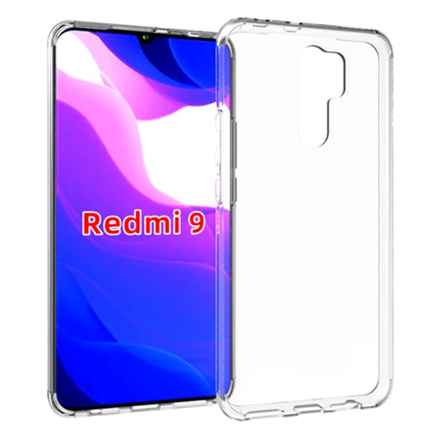 Xiaomi Redmi 9 Fleksibelt Cover - Gennemsigtig