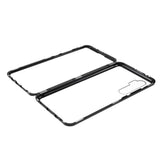 Xiaomi Mi Note 10 Lite 360° magnetisk metalldeksel m. Glass Bak &amp; Front - Svart