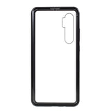 Xiaomi Mi Note 10 Lite 360° magnetisk metalldeksel m. Glass Bak &amp; Front - Svart