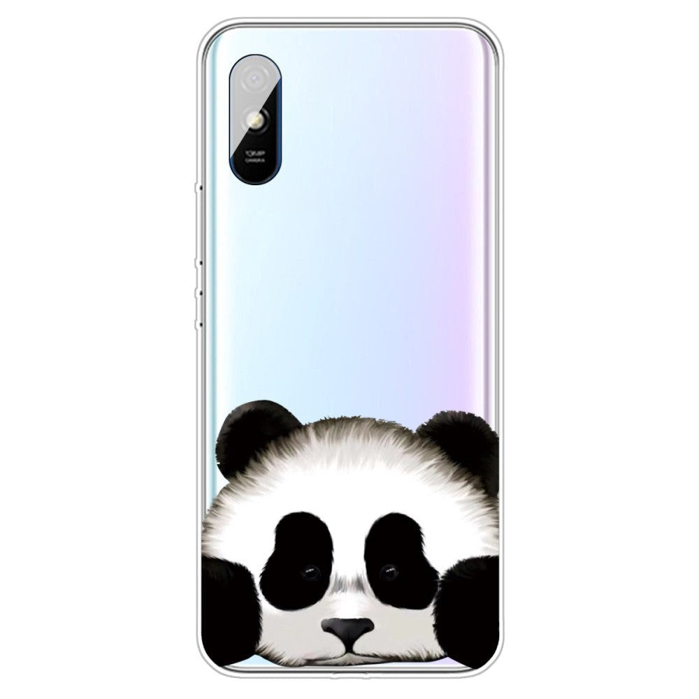 Xiaomi Redmi 9A / 9AT fleksibelt plastdeksel - Panda